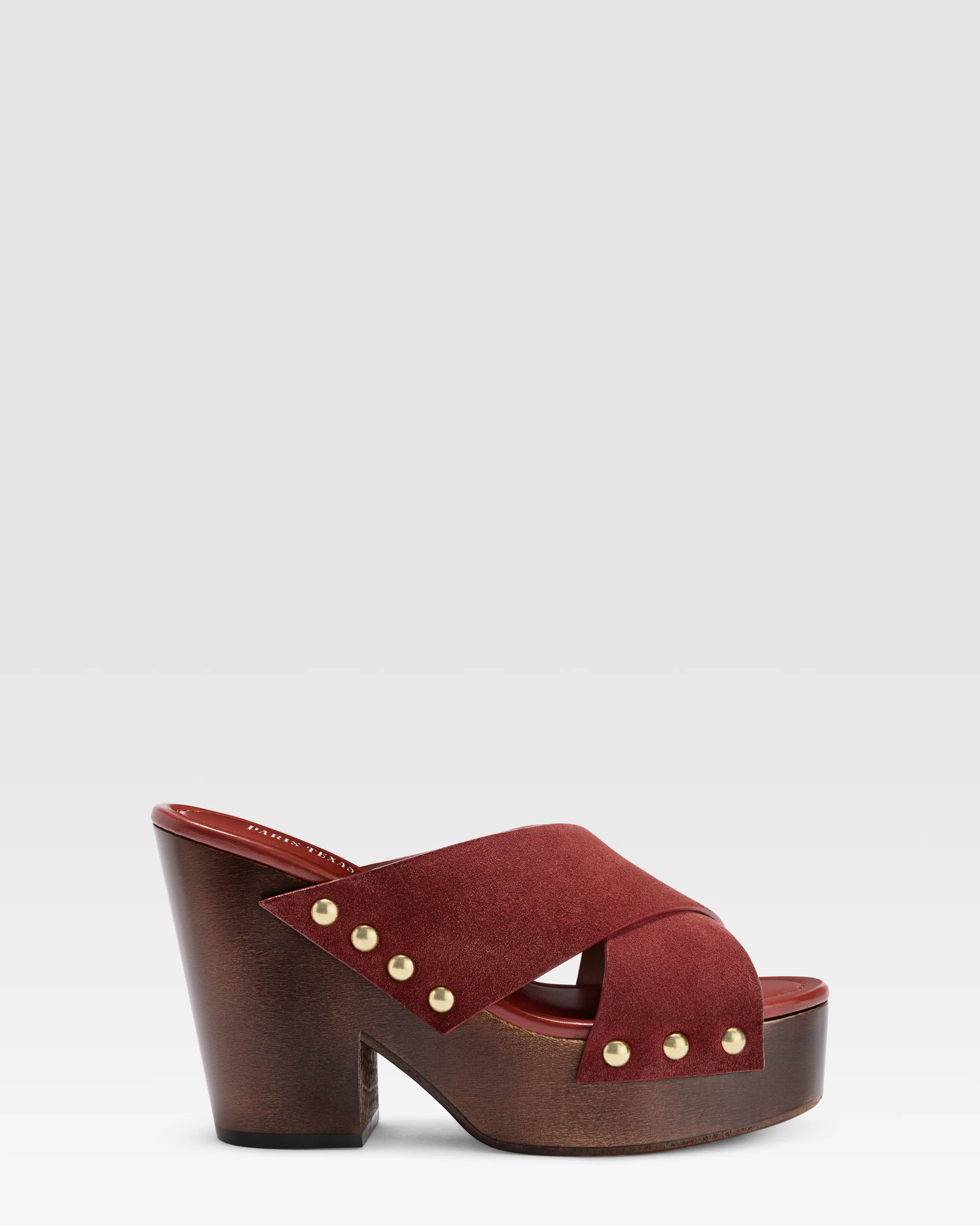 SUEDE LEATHER MULE