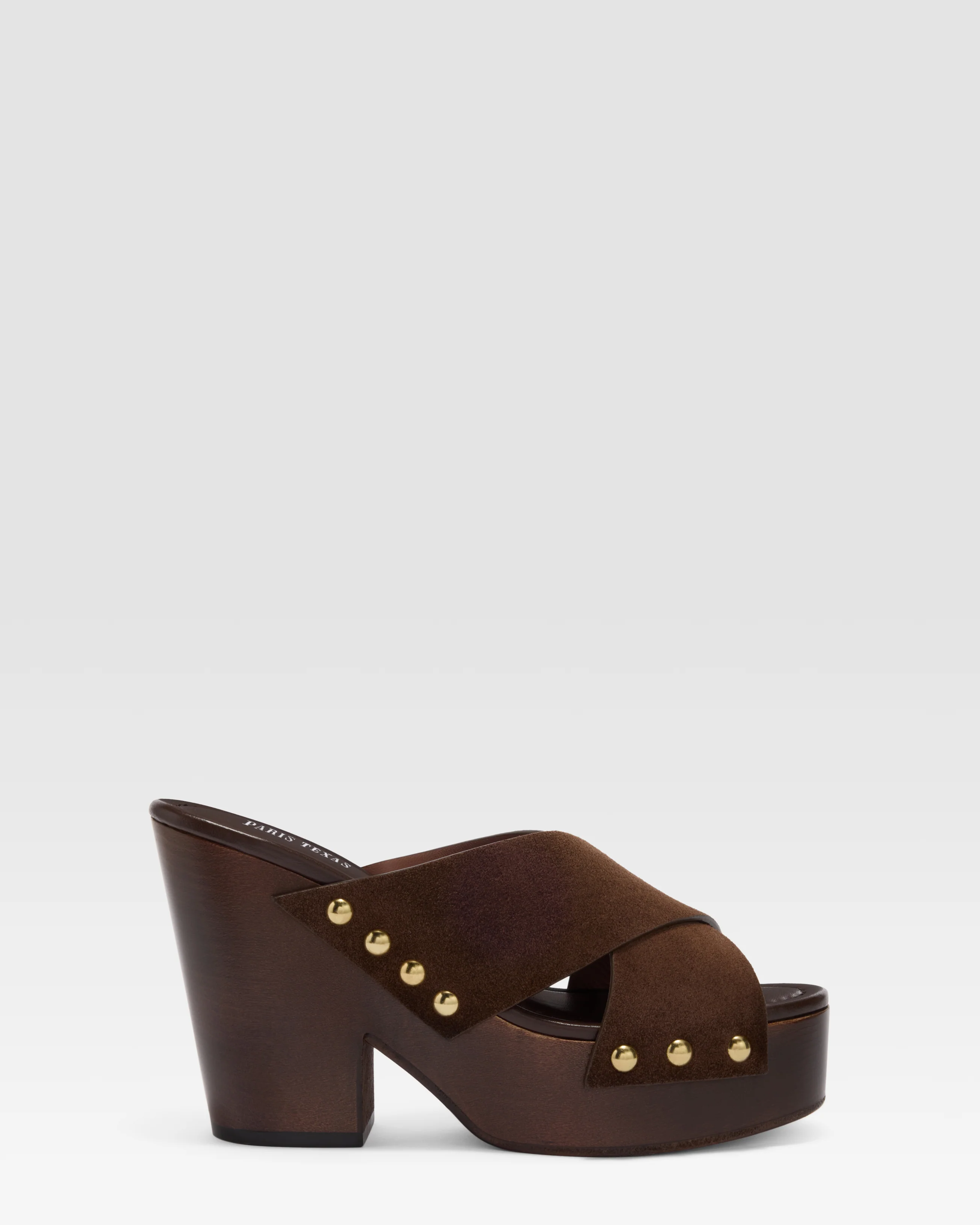 SUEDE LEATHER MULE