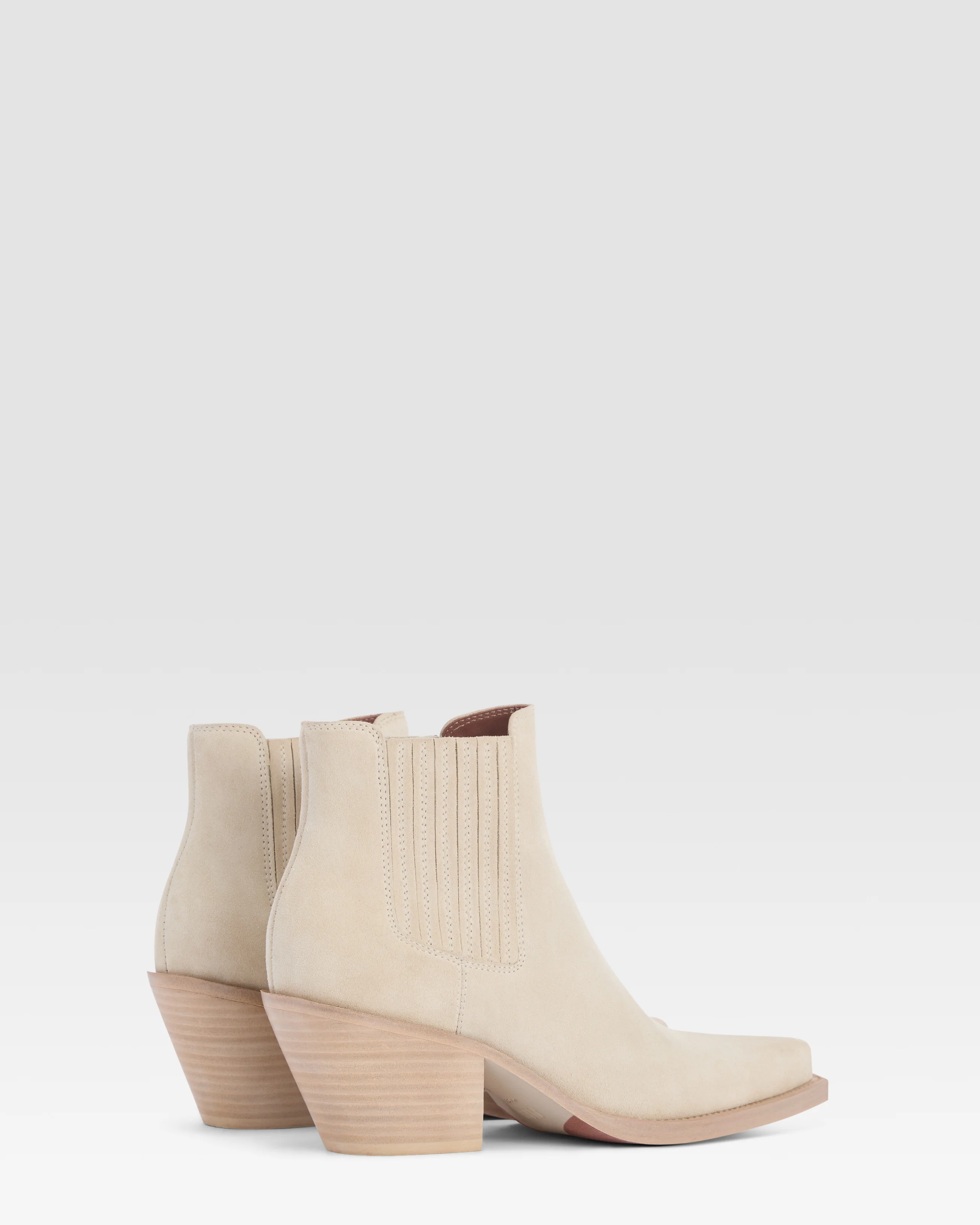 Suede Western ankle boot - Image 3