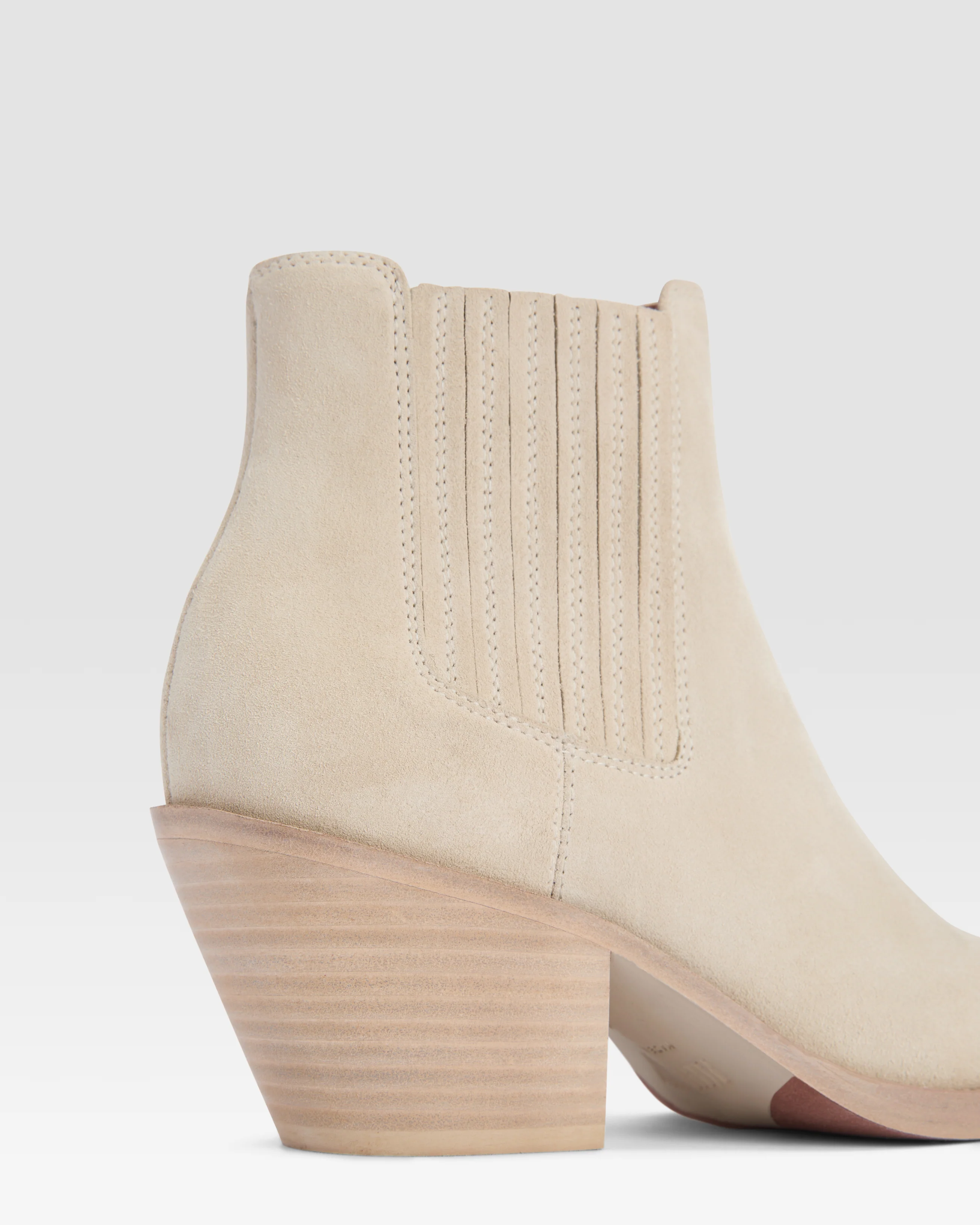 Suede Western ankle boot - Image 4