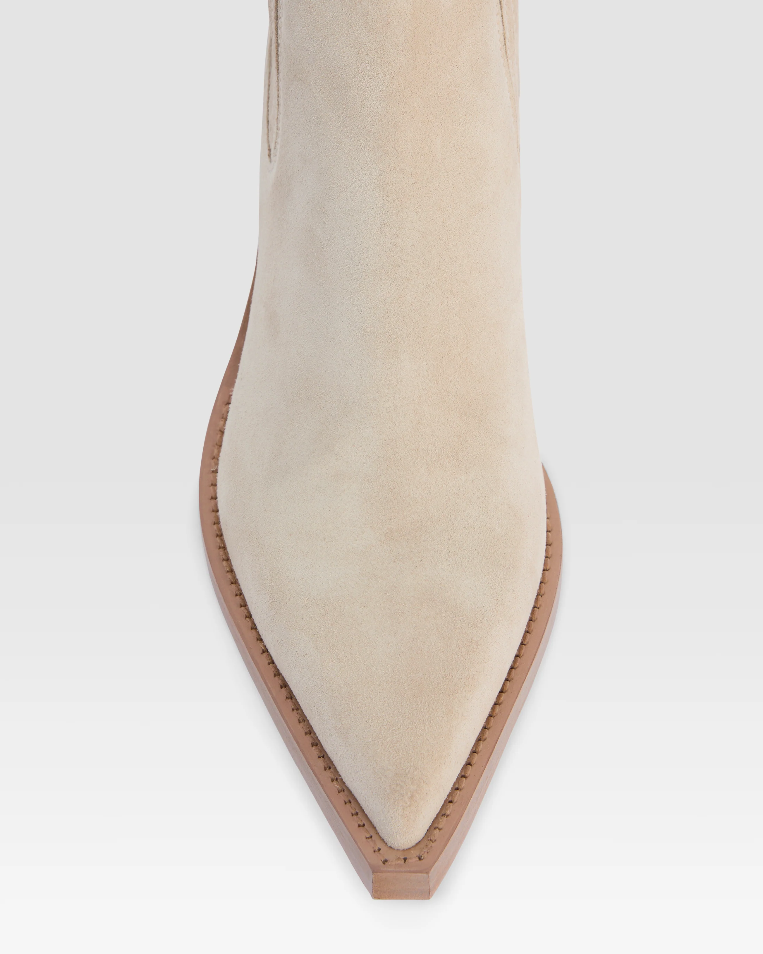 Suede Western ankle boot - Image 5