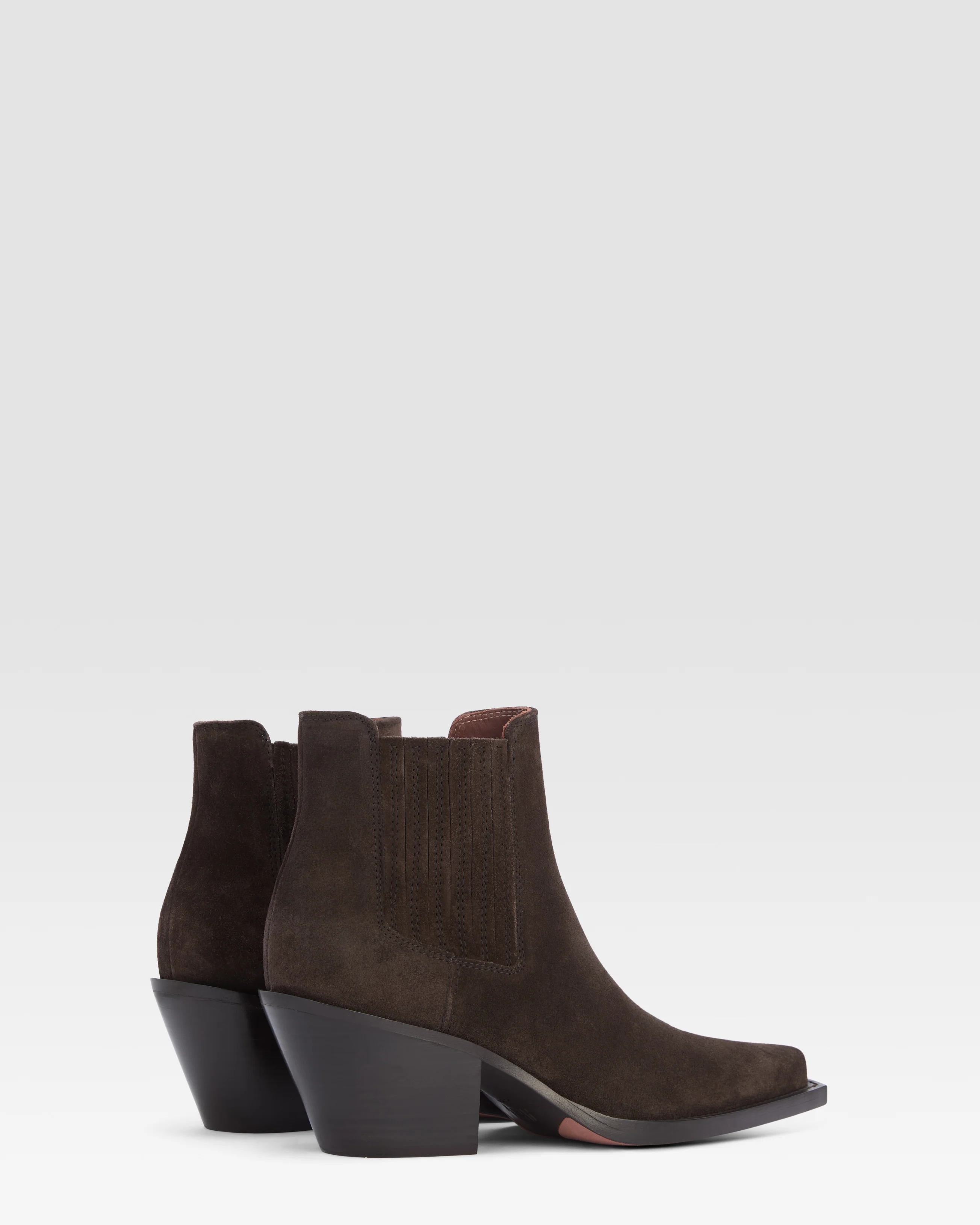 Suede Western ankle boot - Image 3