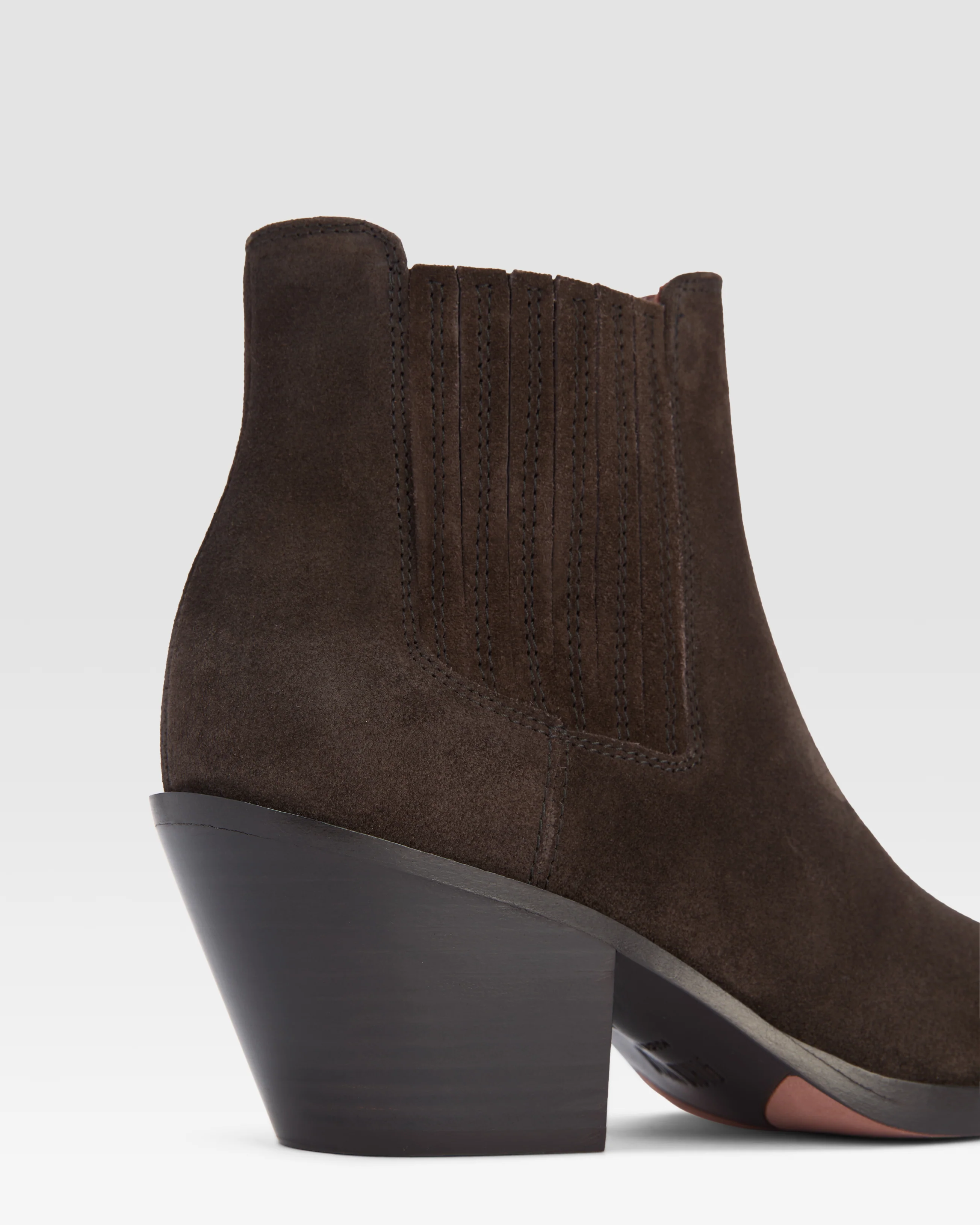 Suede Western ankle boot - Image 4