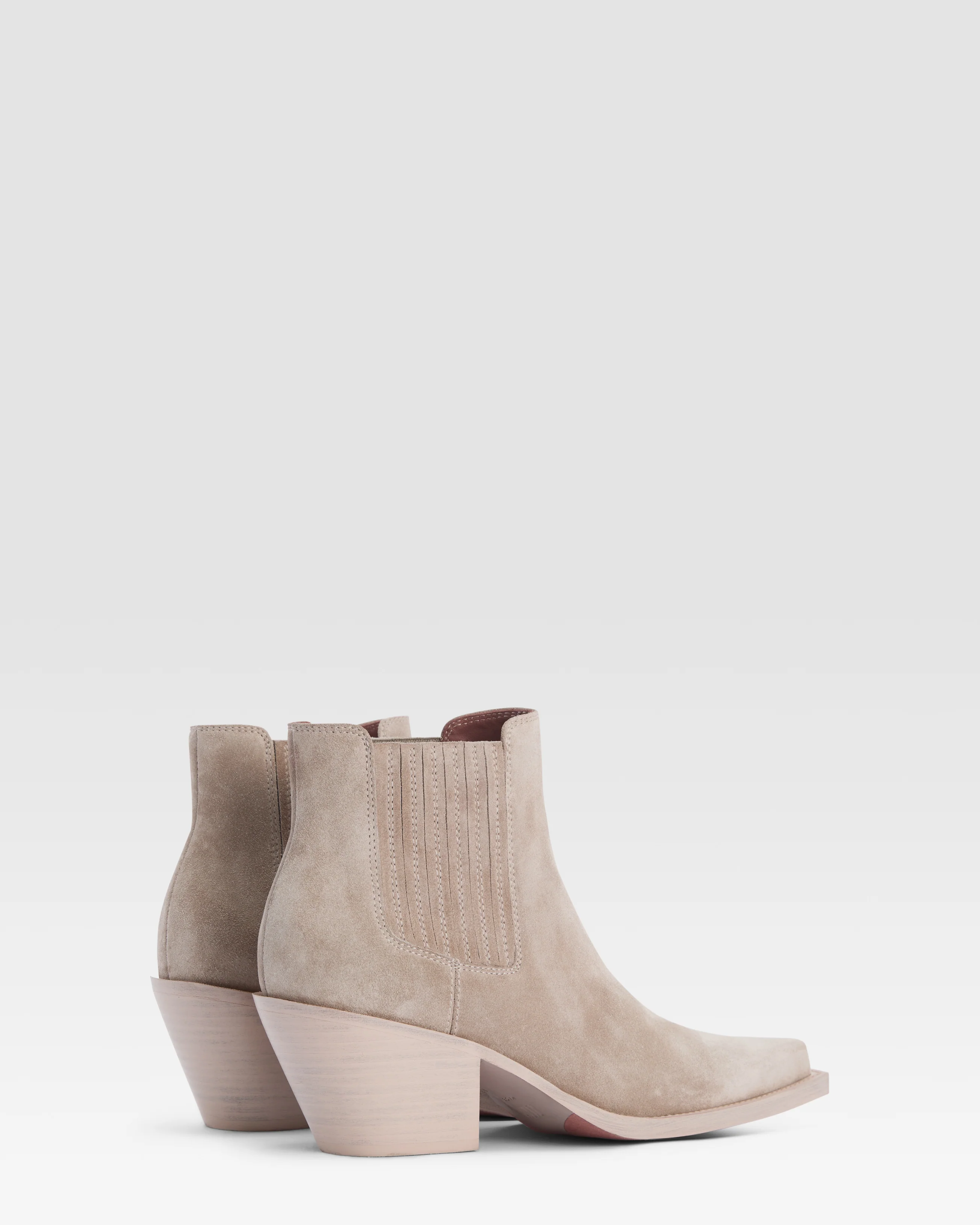 Suede Western ankle boot - Image 3