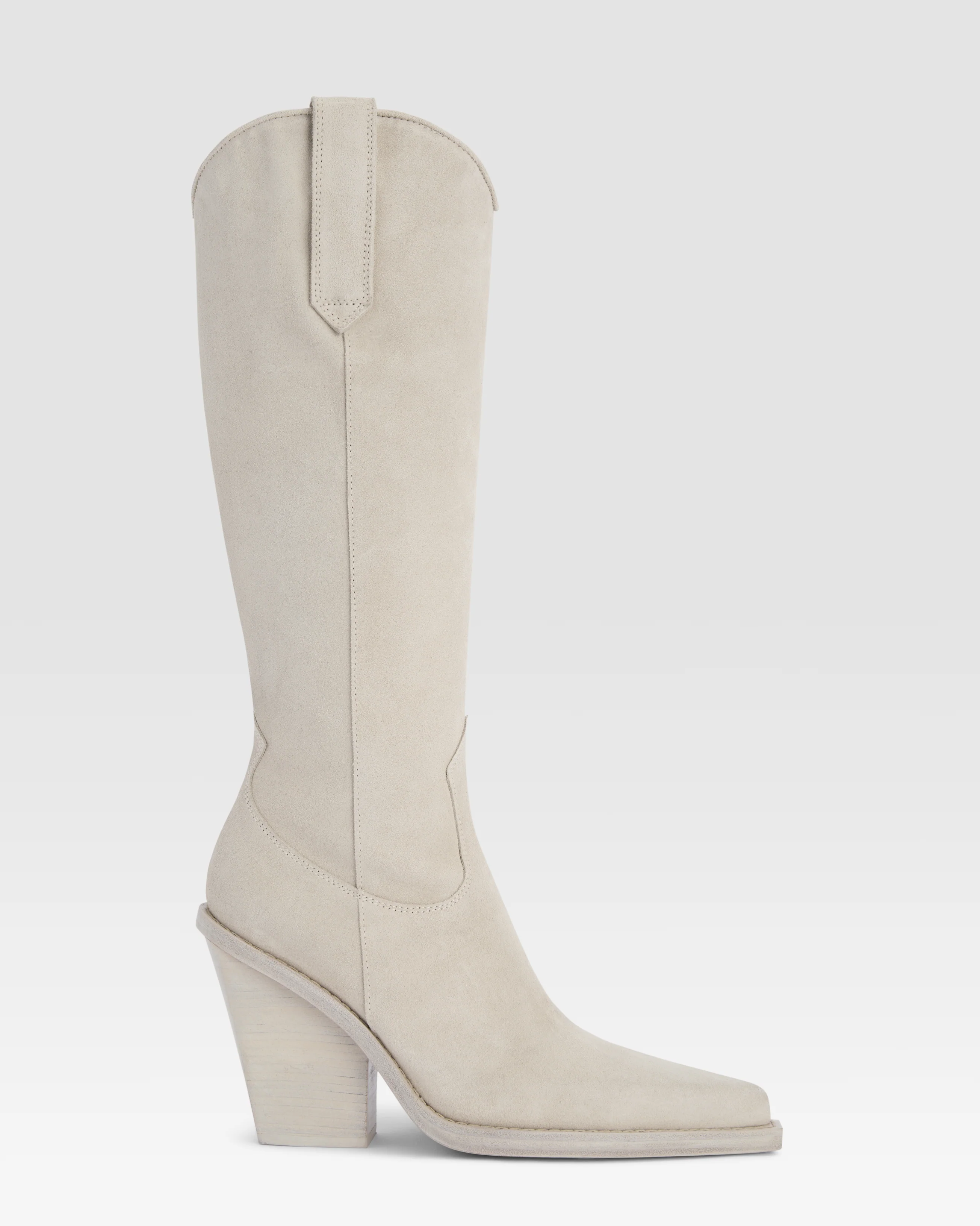 Suede Western boot