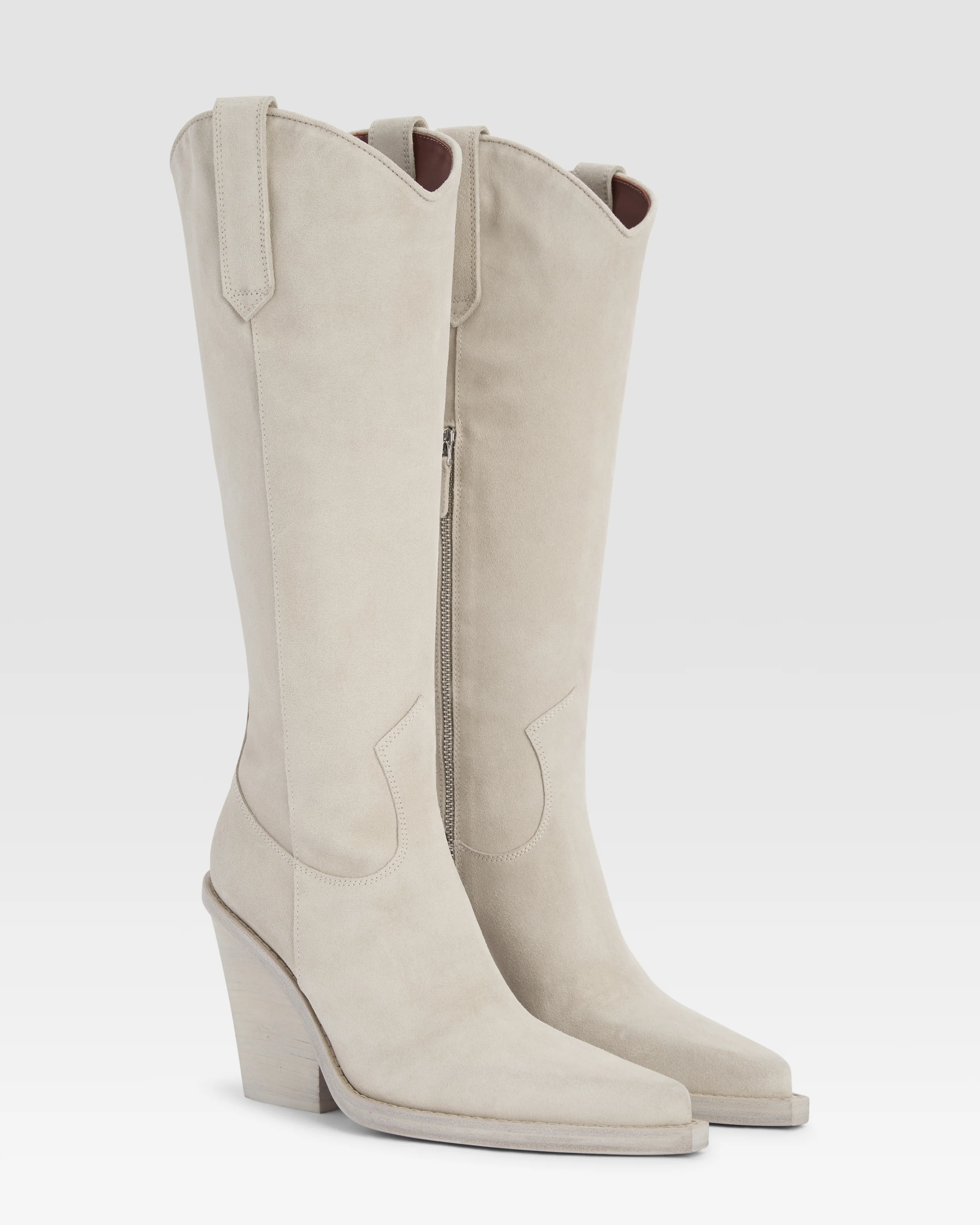 Suede Western boot - Image 2