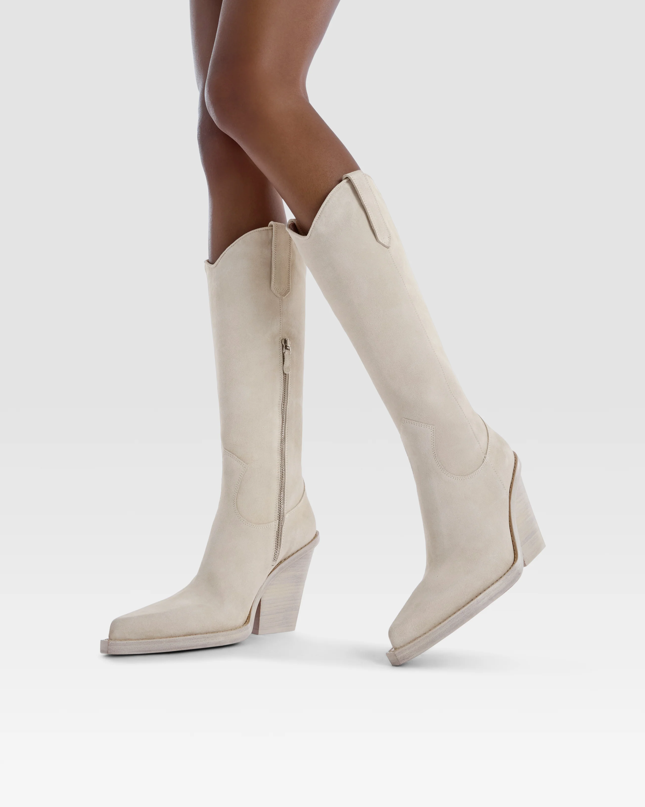Suede Western boot - Image 6