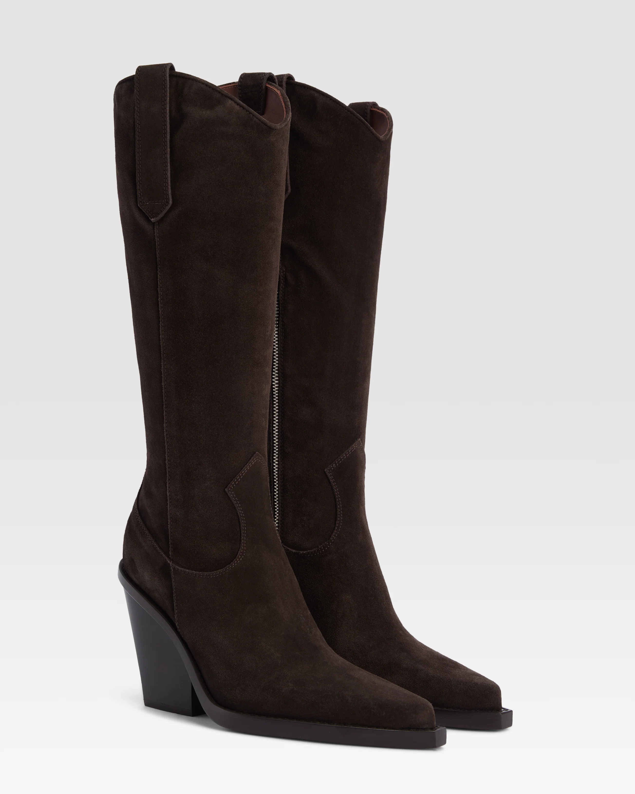 Suede Western boot - Image 2