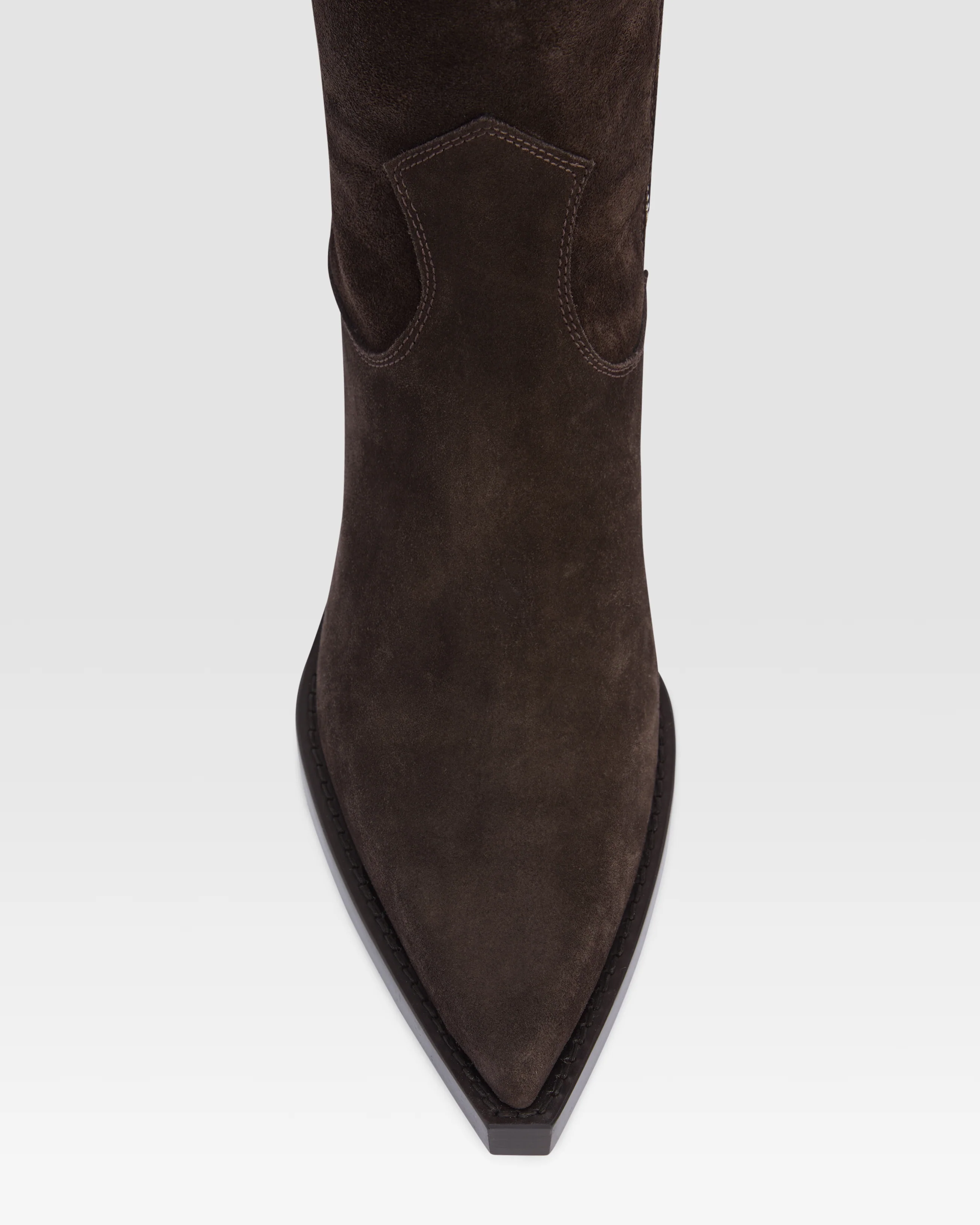 Suede Western boot - Image 4