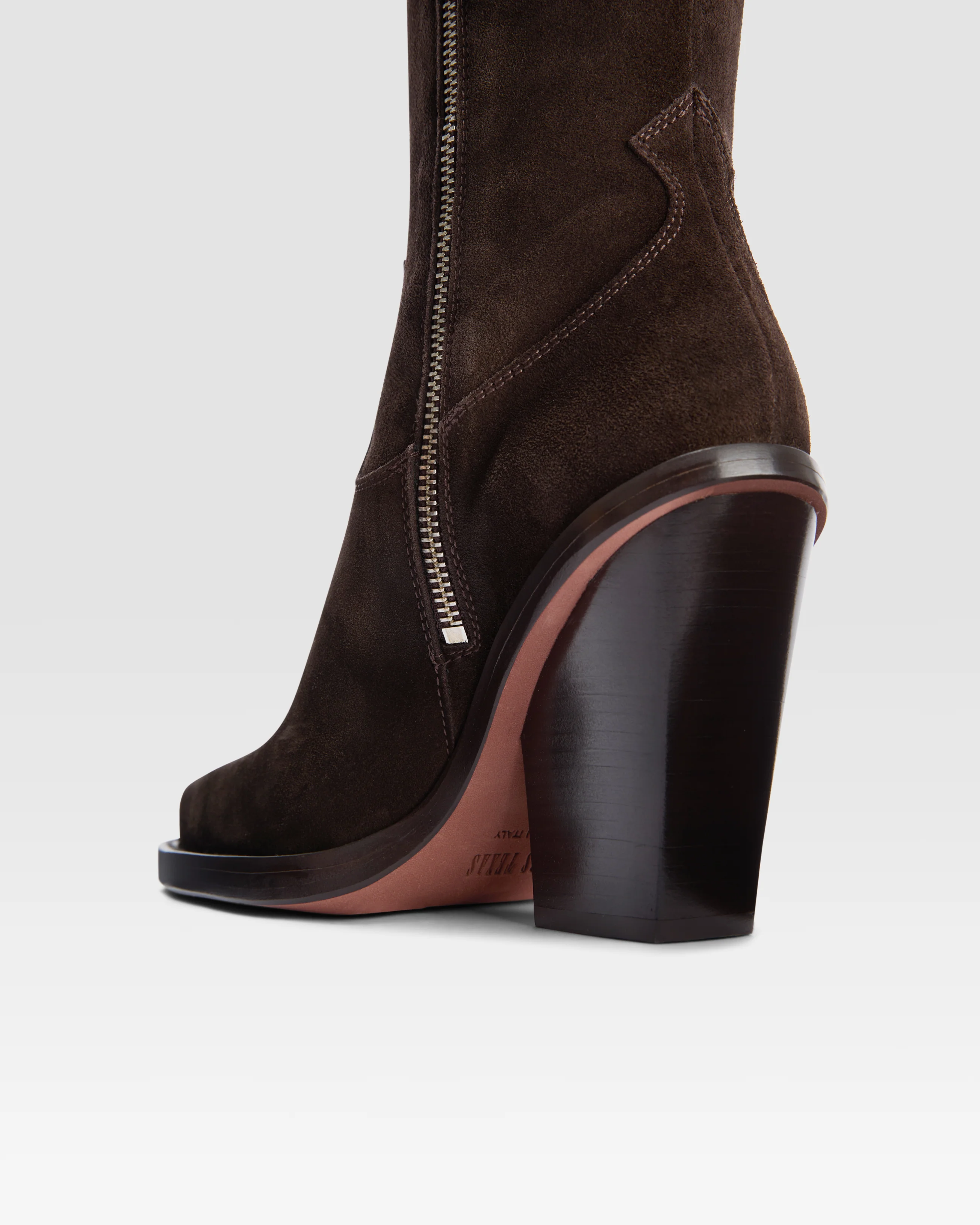 Suede Western boot - Image 5