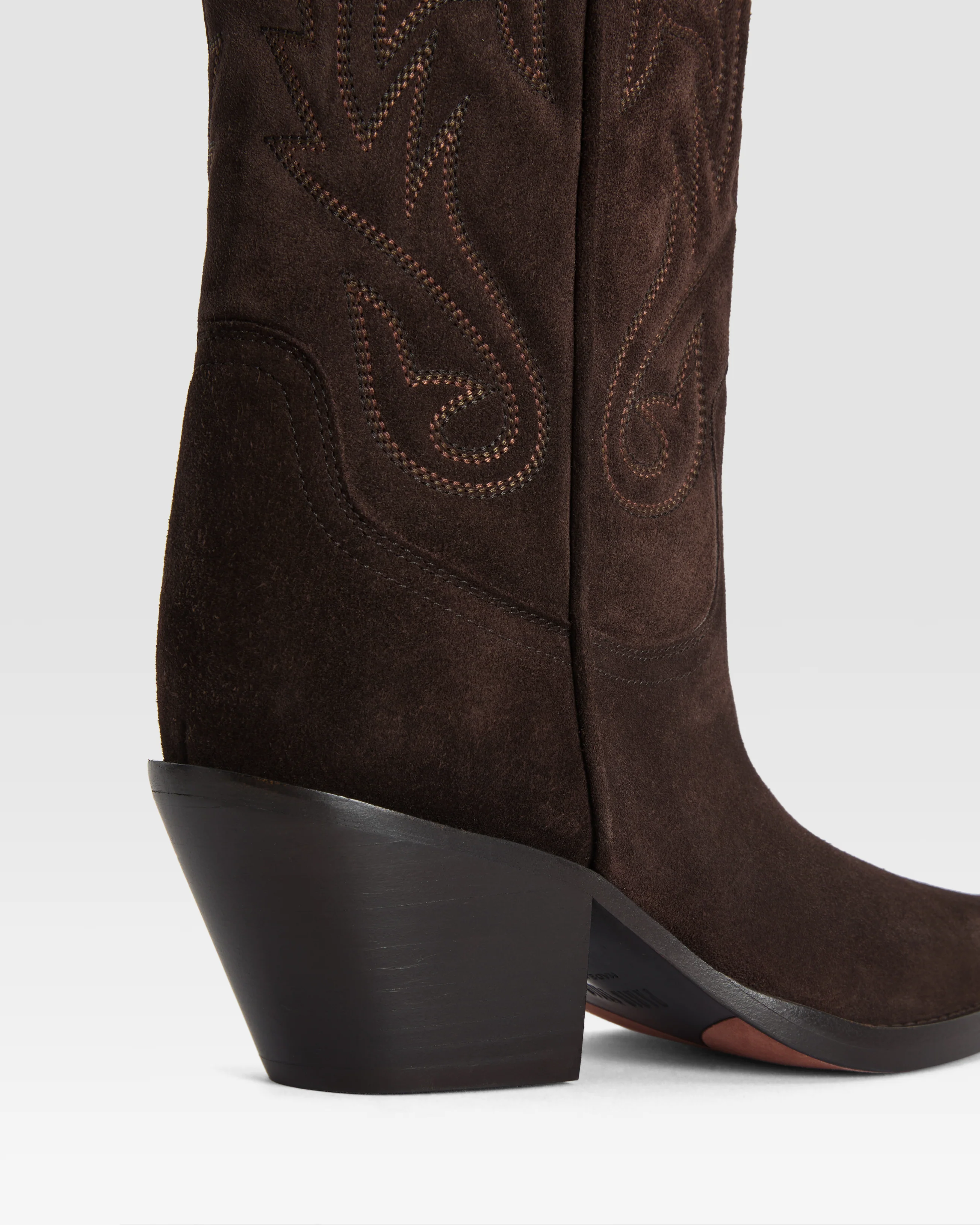 Suede Texan boot - Image 4