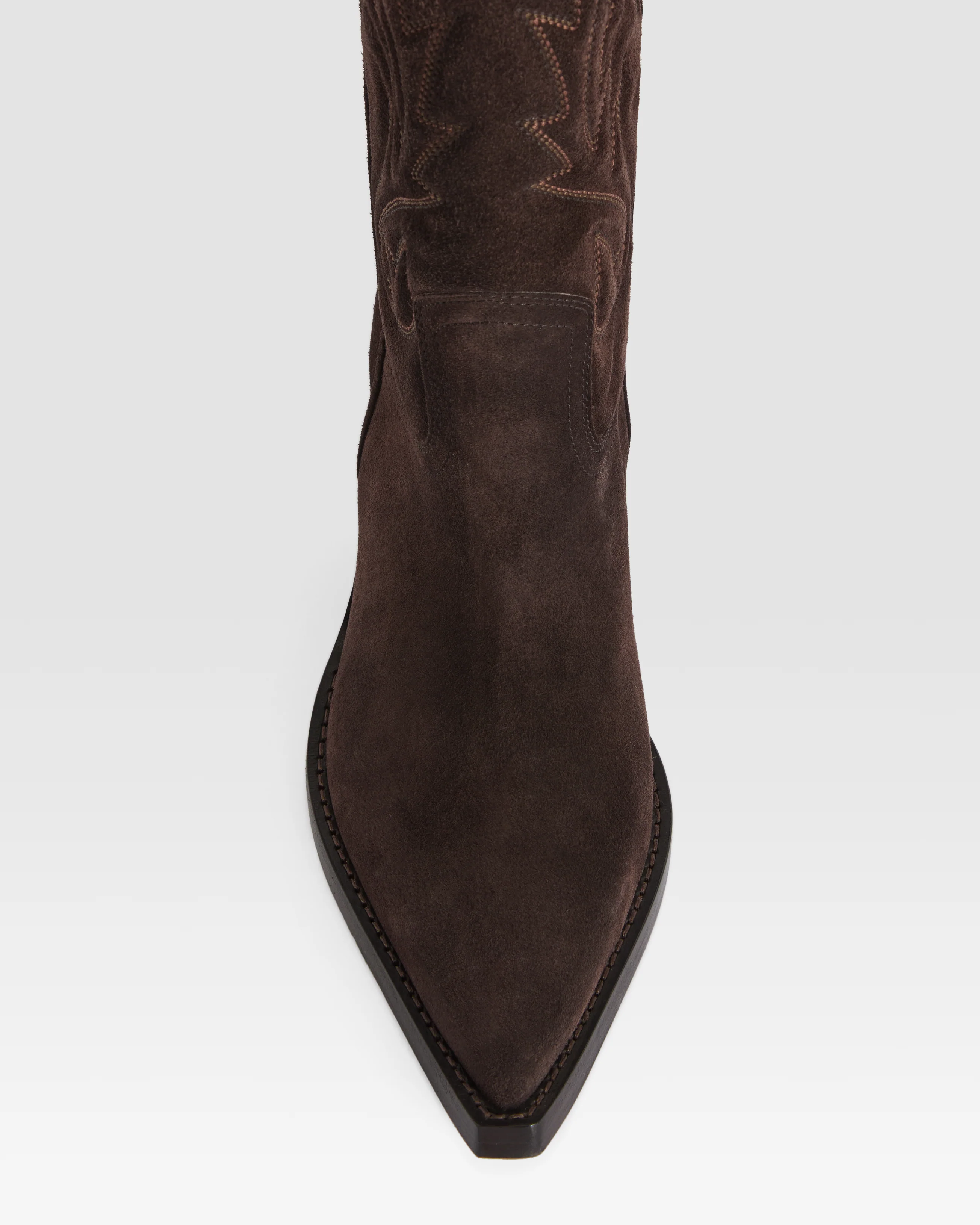 Suede Texan boot - Image 5