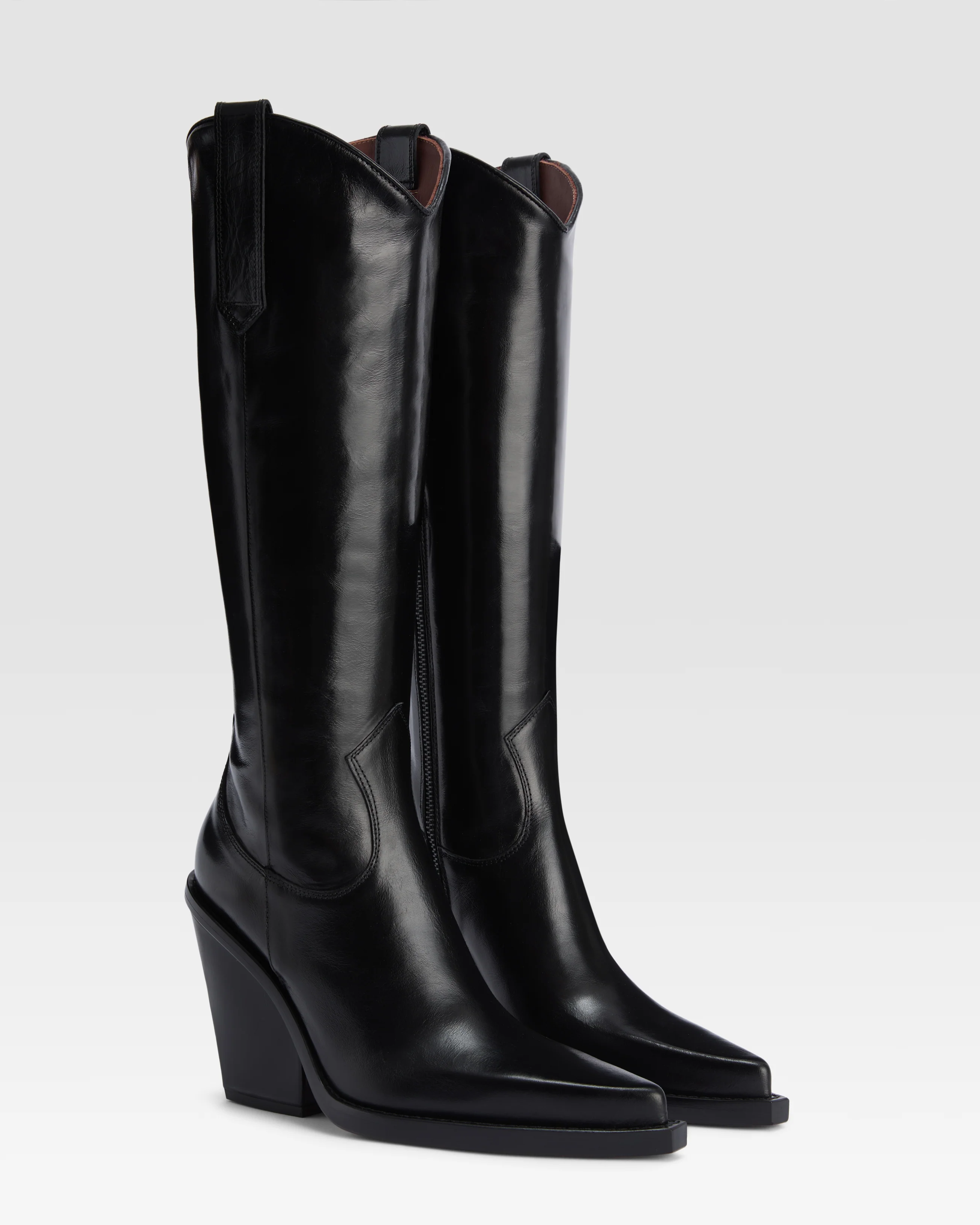 Patent leather texan boot - Image 2