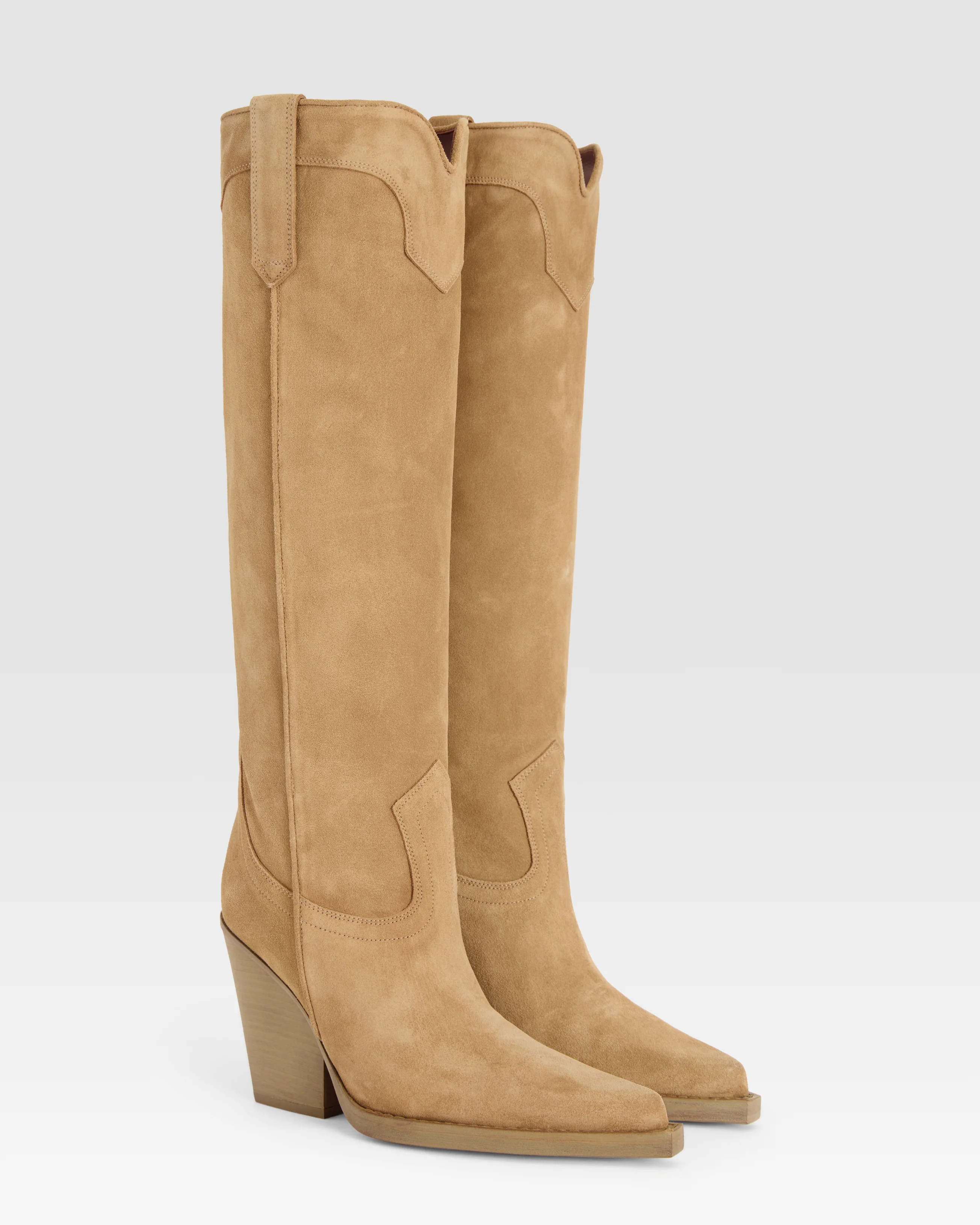 Suede Western boot - Image 2