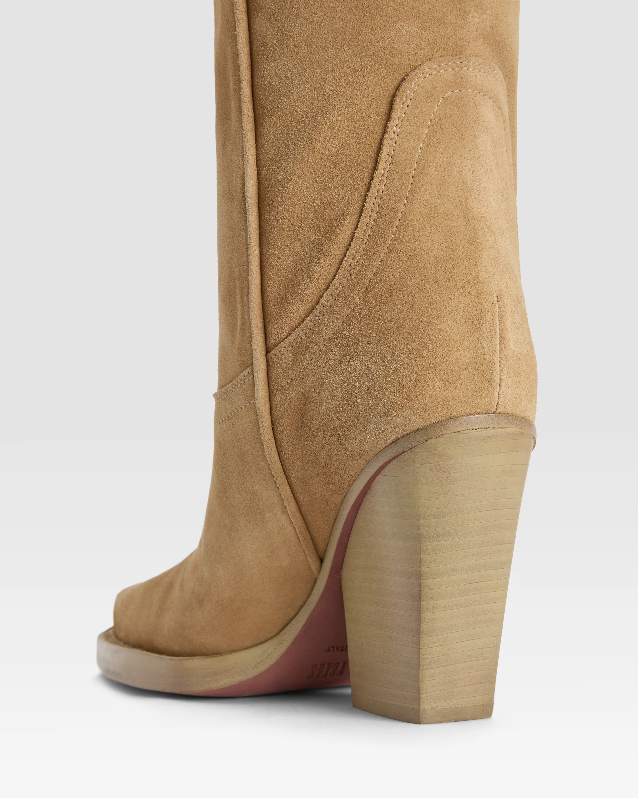 Suede Western boot - Image 4
