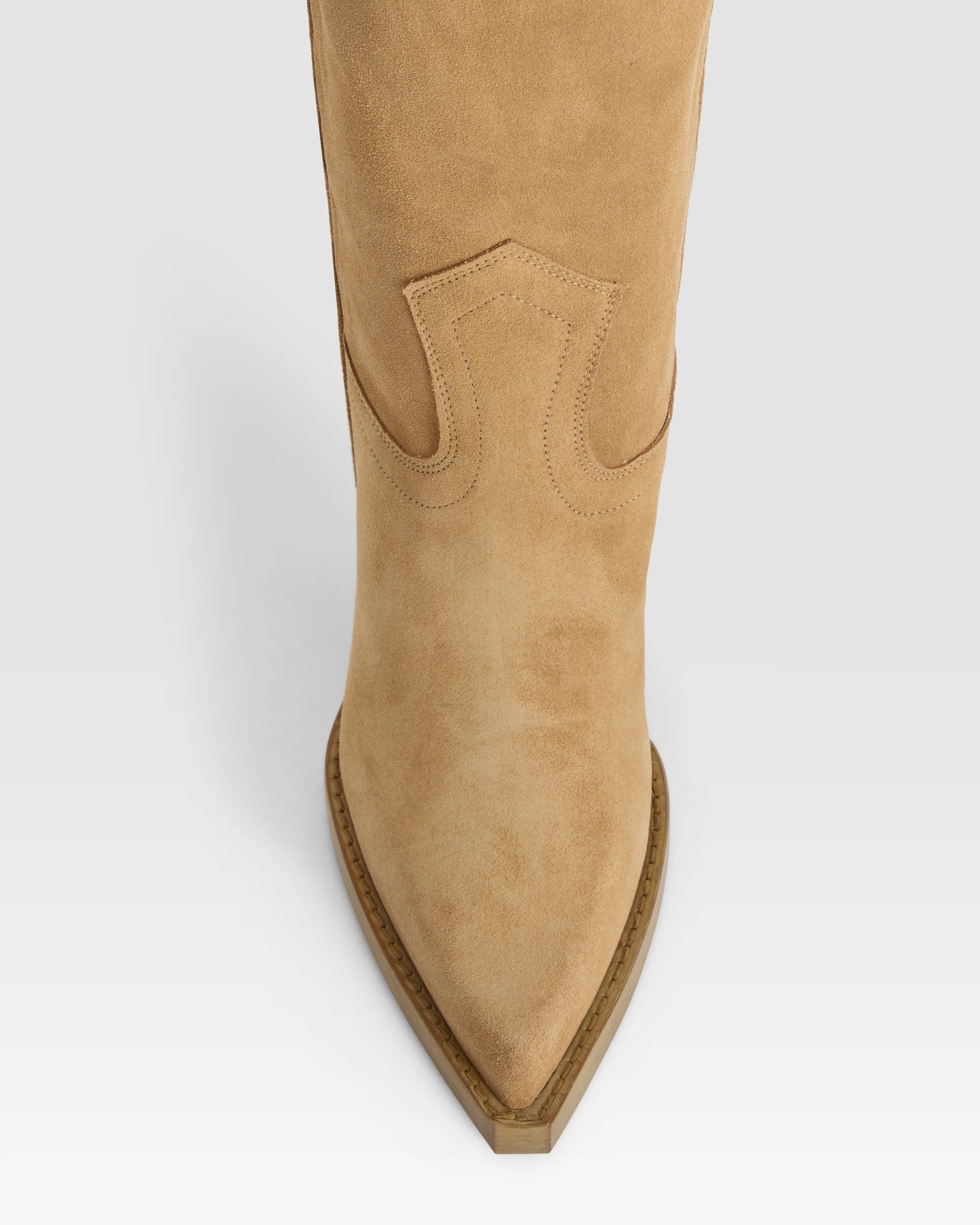 Suede Western boot - Image 5