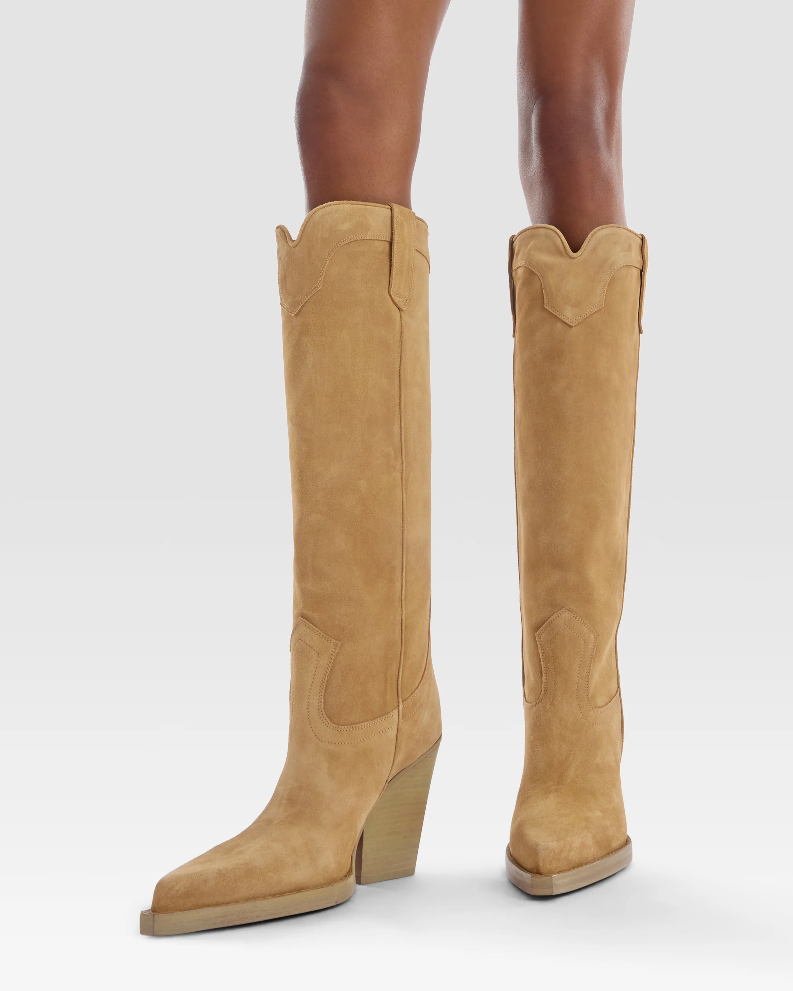 Suede Western boot - Image 6