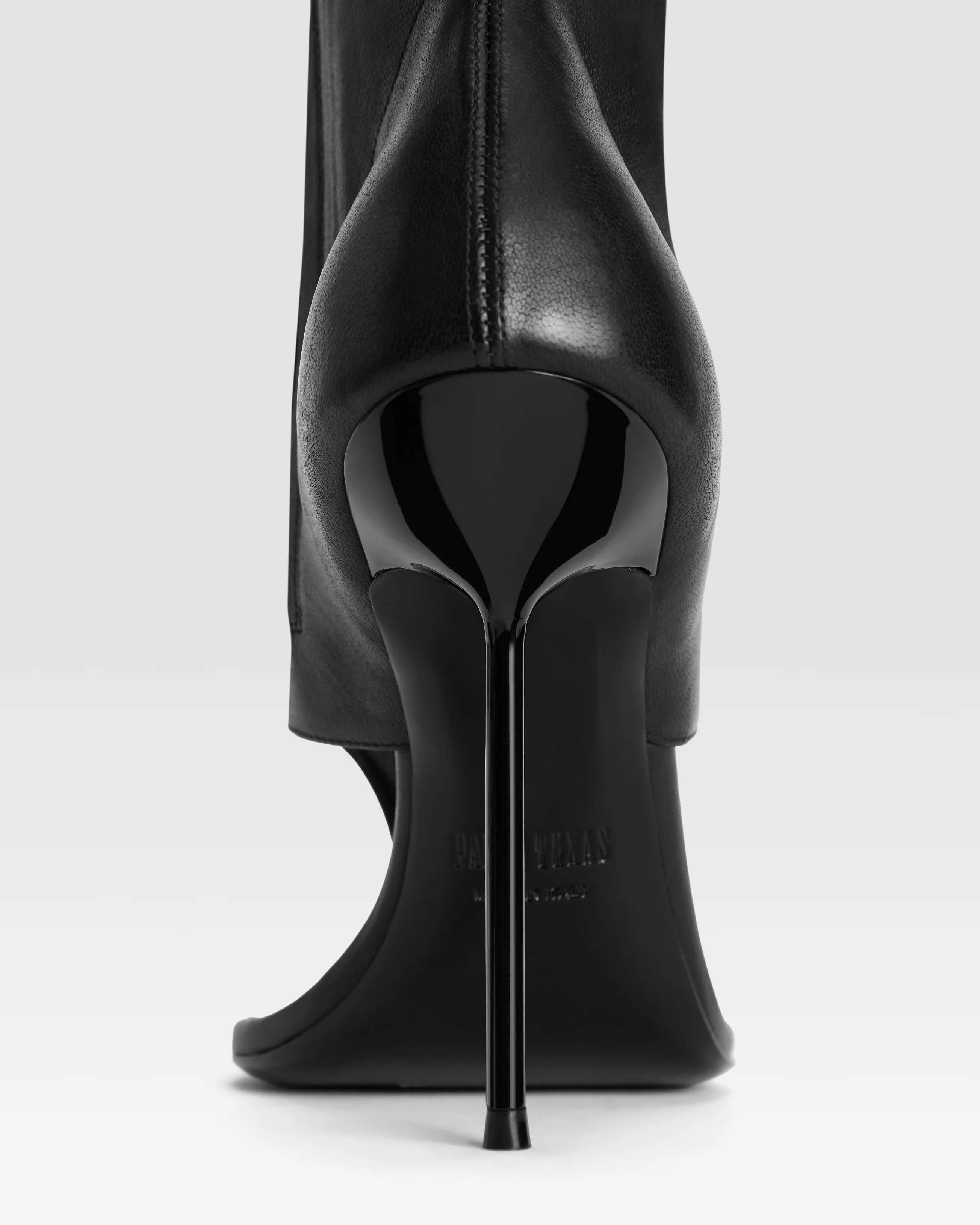 Stretch nappa leather thong boot - Image 4