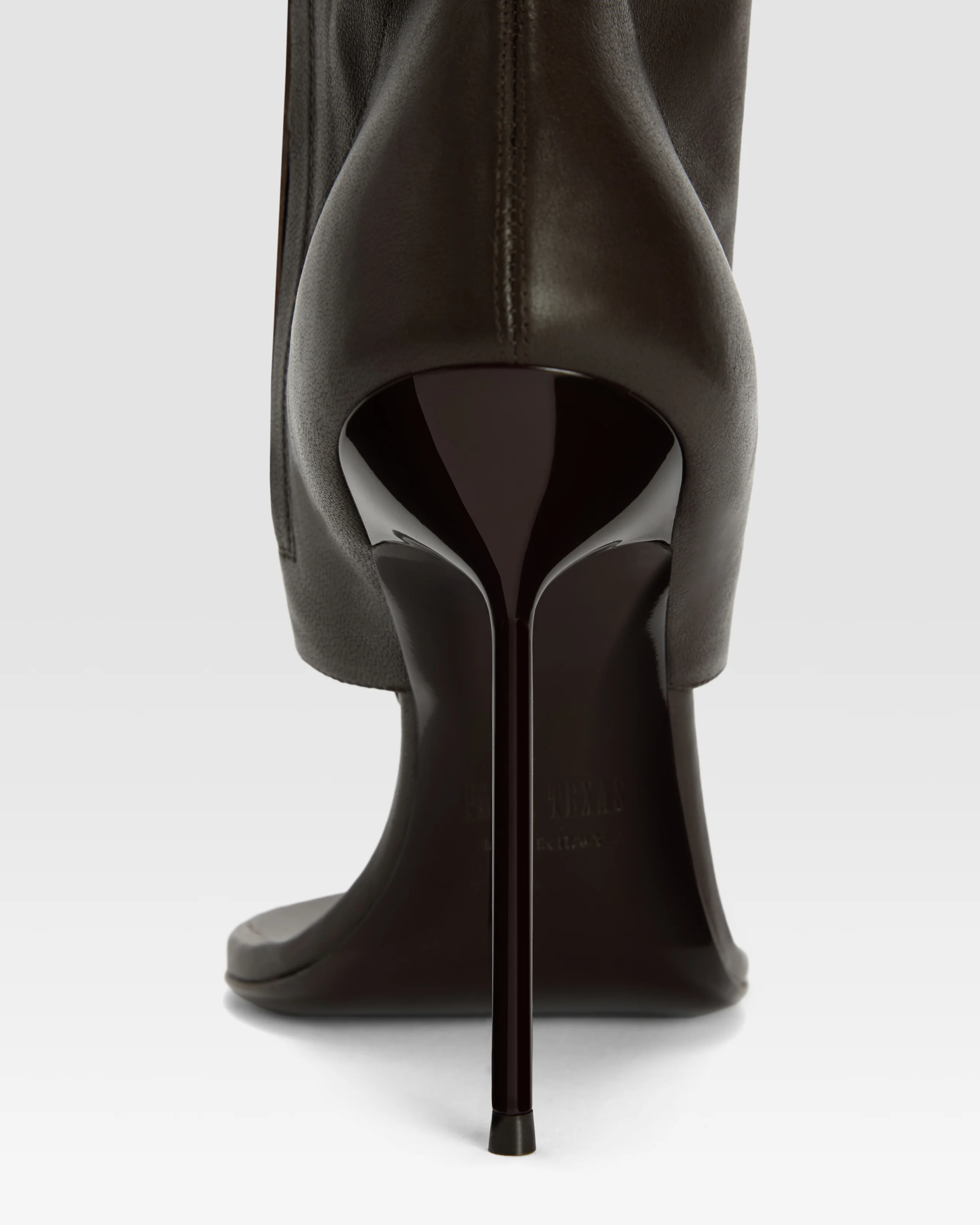 Stretch nappa leather thong boot - Image 4