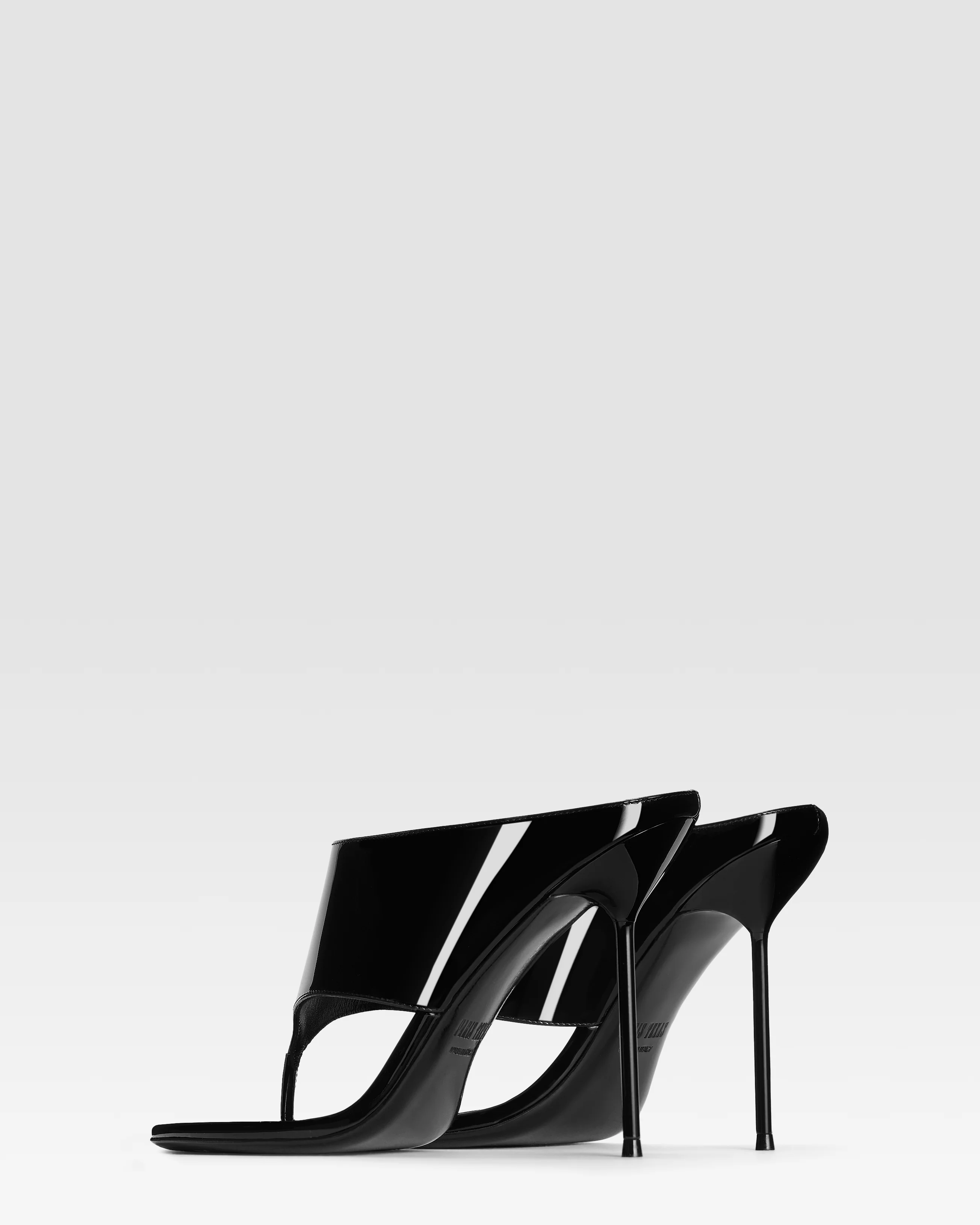 Patent leather thong mule - Image 3