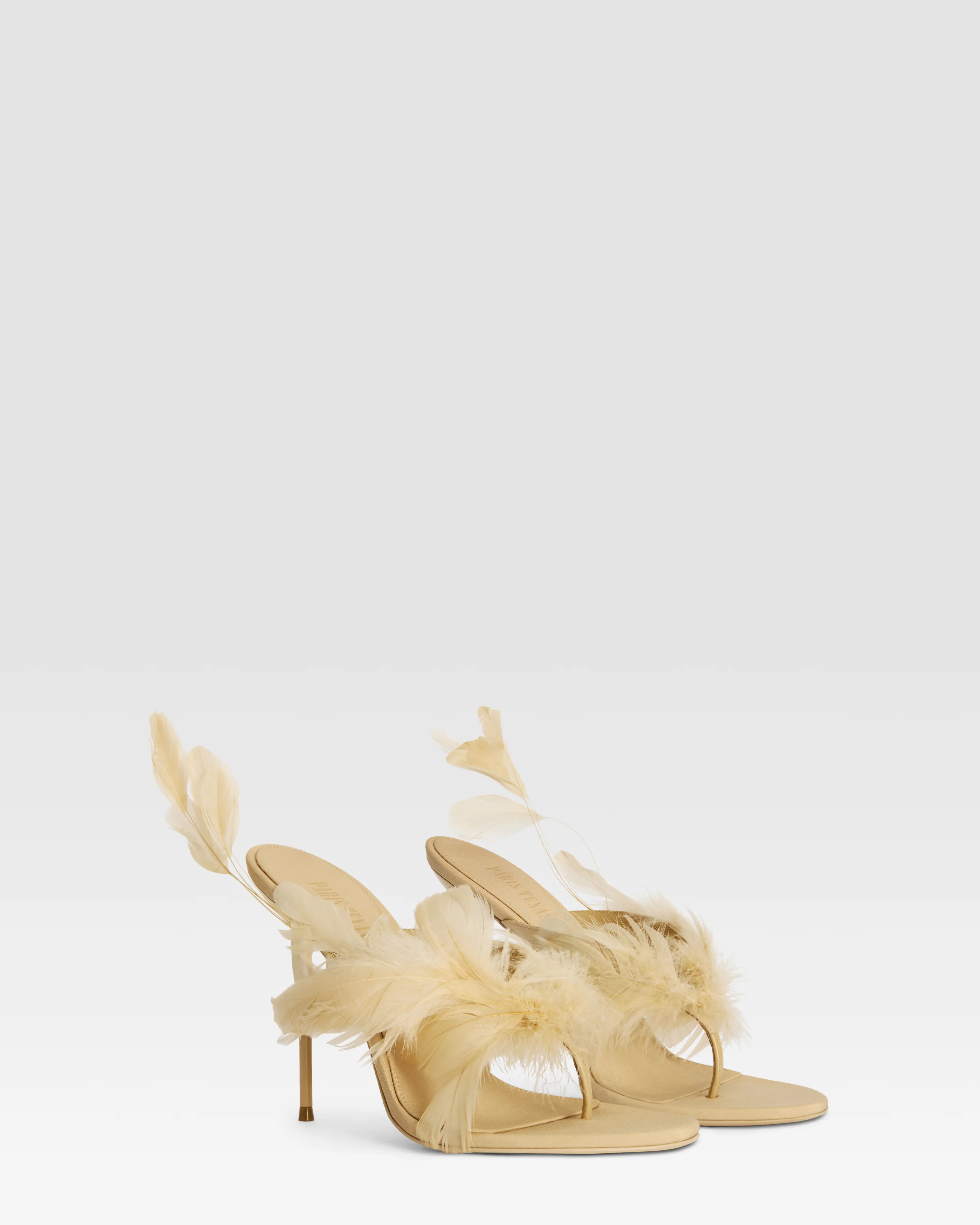 Crepe satin thong mule - Image 2
