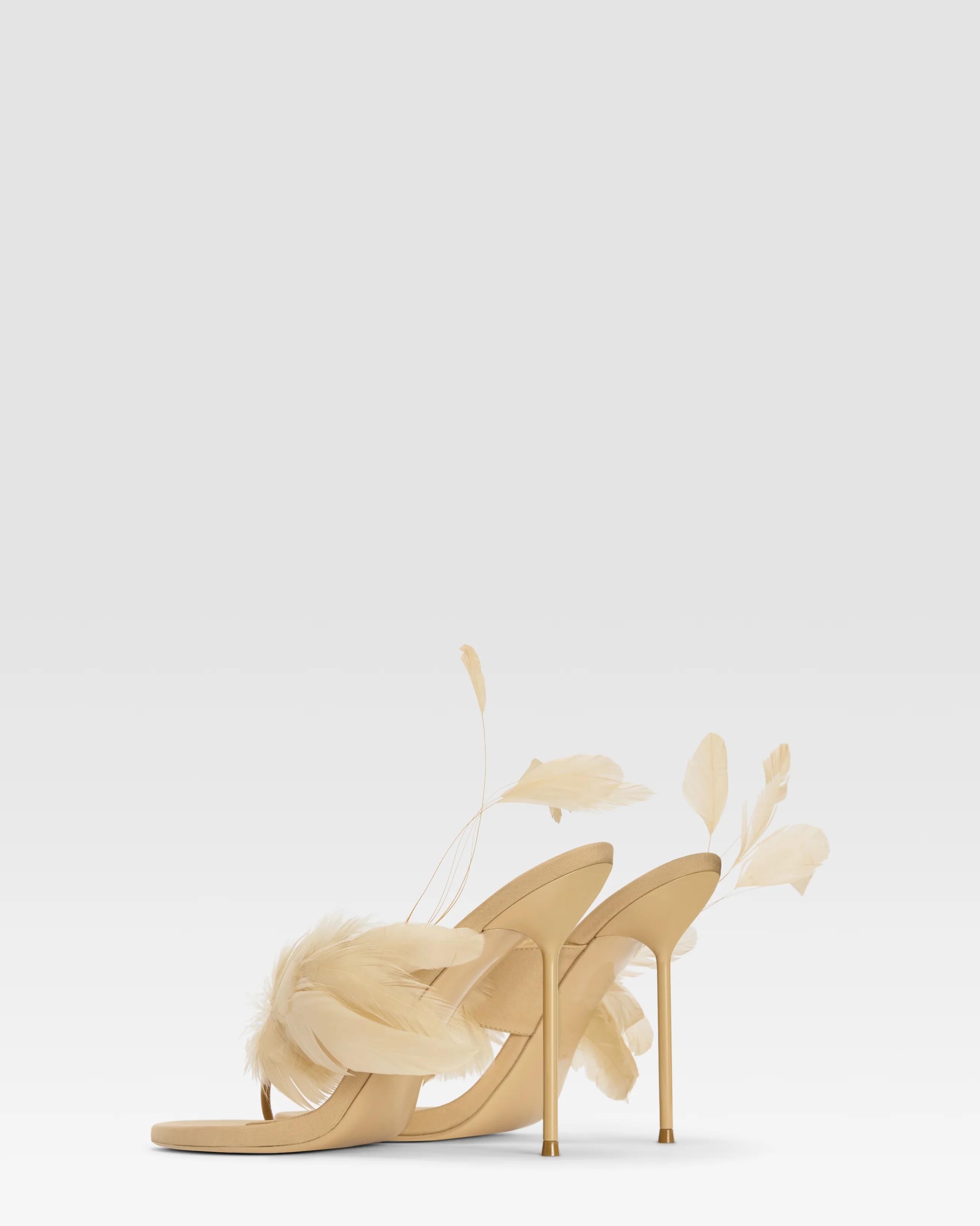 Crepe satin thong mule - Image 3