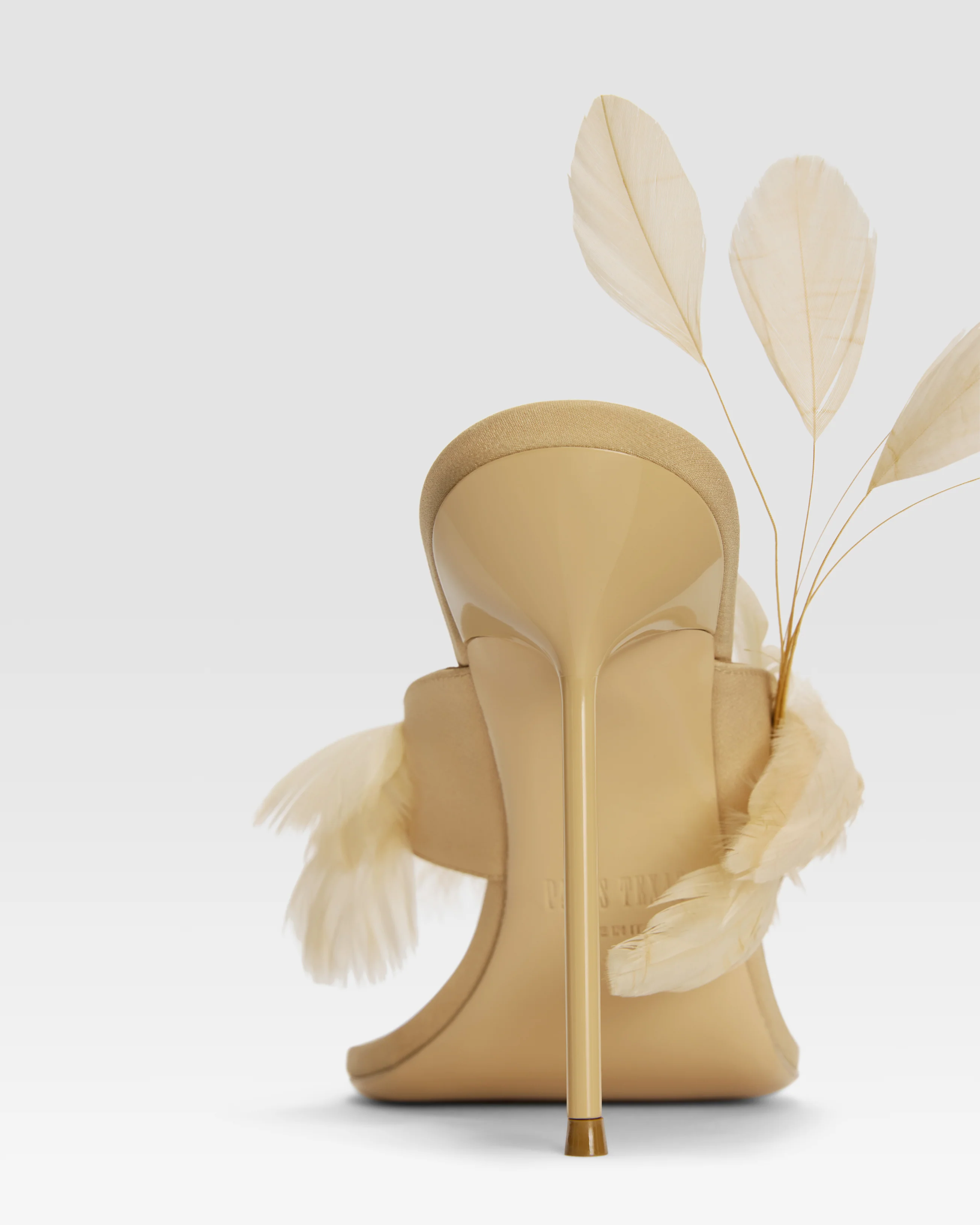Crepe satin thong mule - Image 4