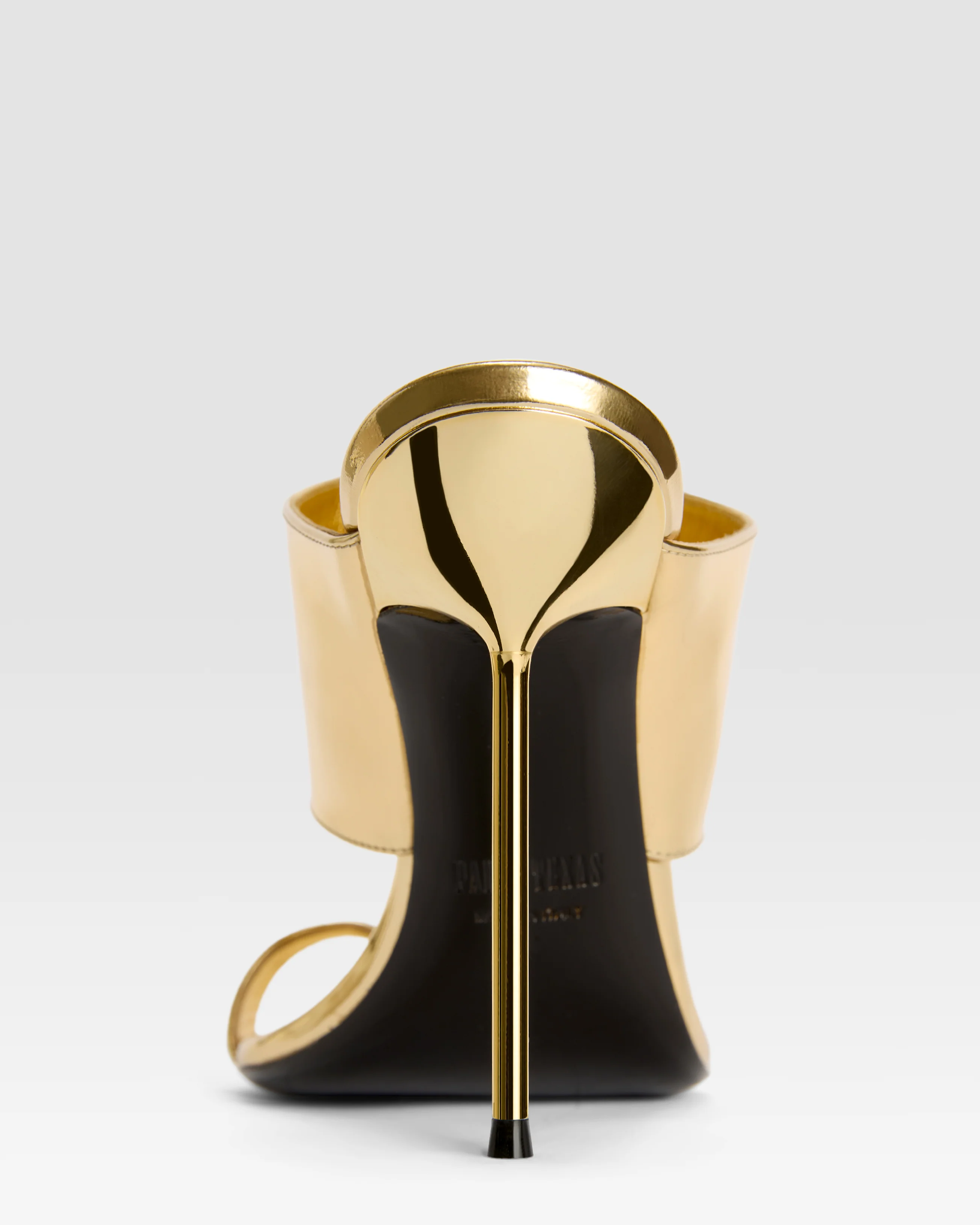 Mirrored leather thong mule - Image 4