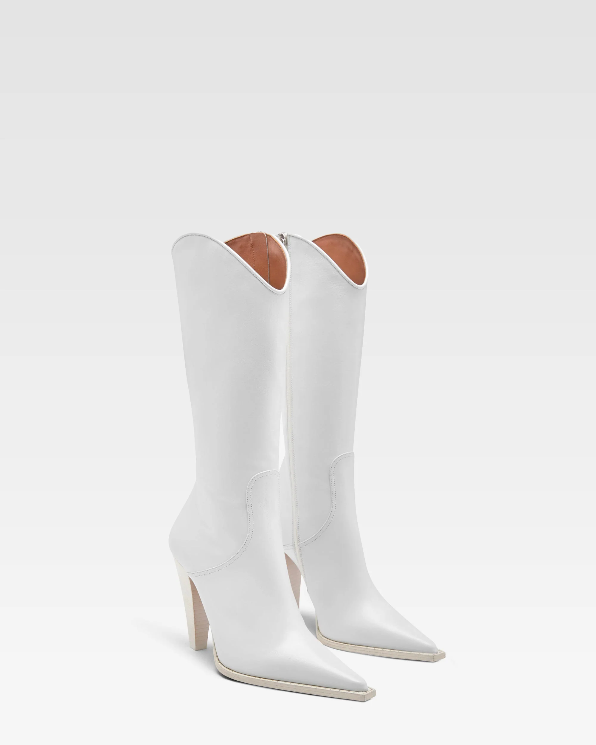 White leather boot - Image 2