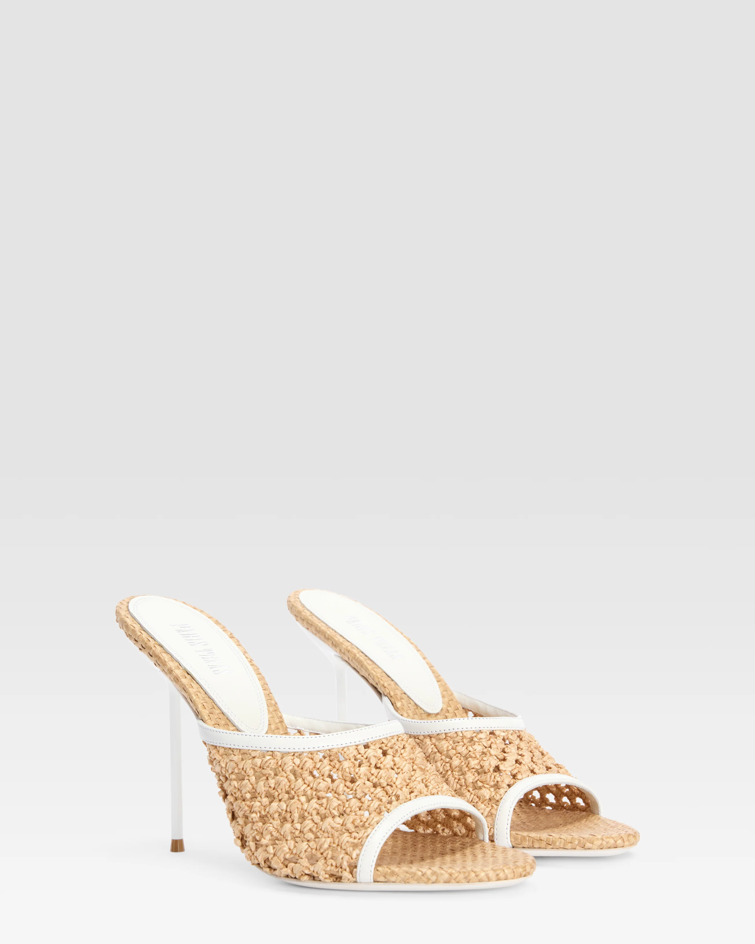 WOVEN RAFFIA MULE - Image 2