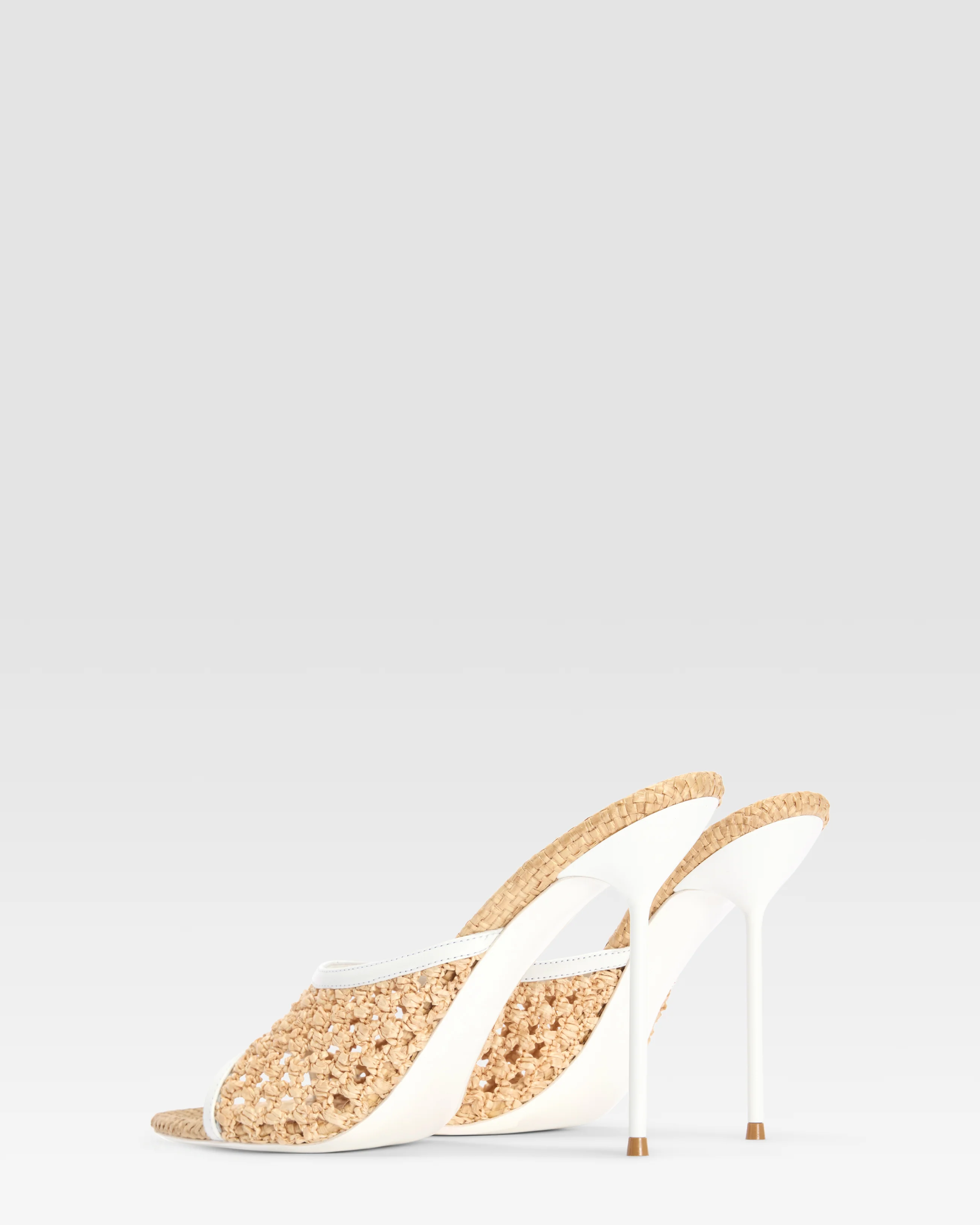 WOVEN RAFFIA MULE - Image 3