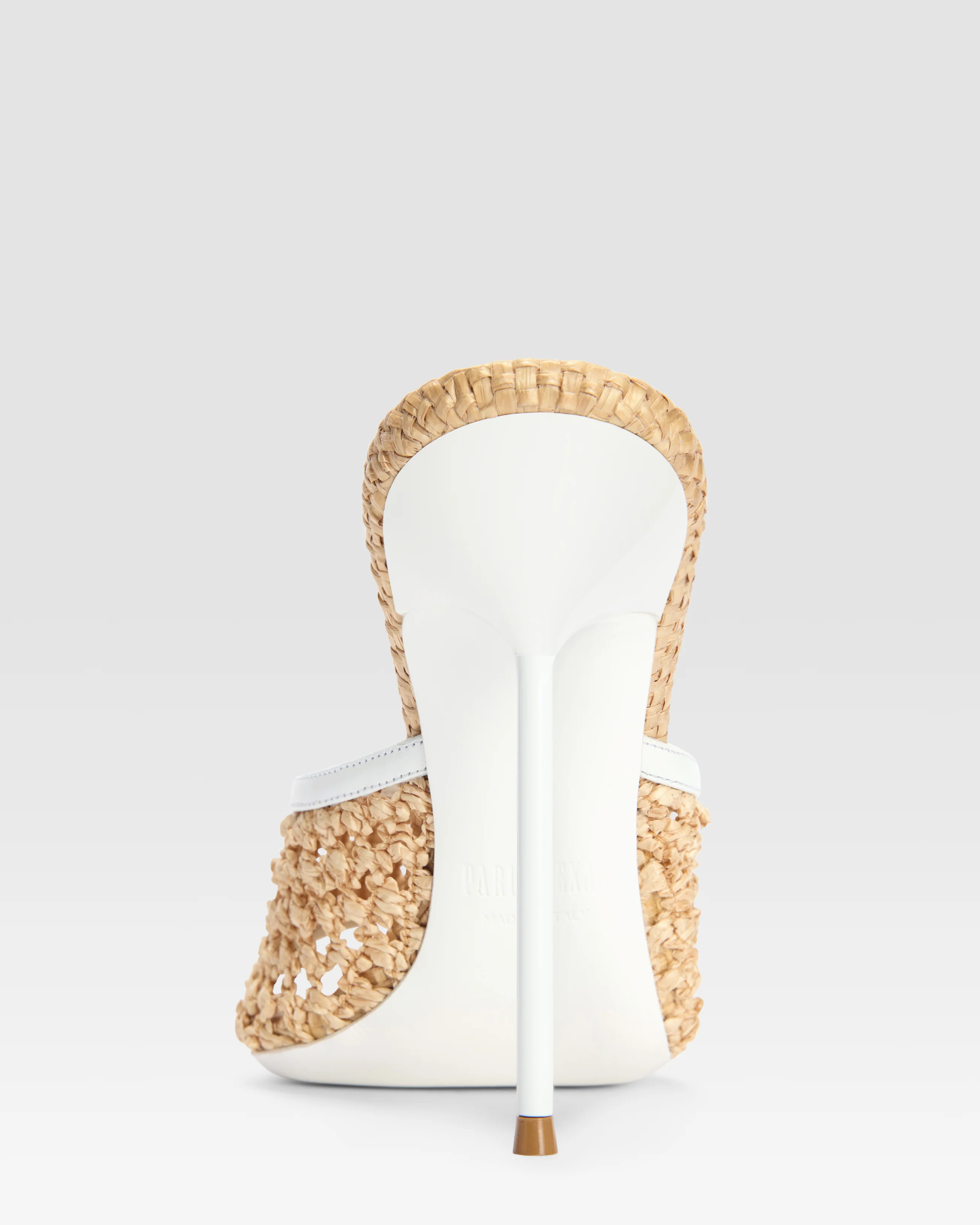 WOVEN RAFFIA MULE - Image 4